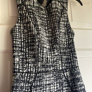 H&M black and white dress | Size 2 | Cut out back